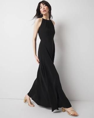 Graphic Floral Maxi Dress click to view larger image.