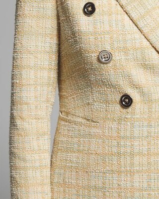 Outlet WHBM Double Breasted Boucle Blazer
