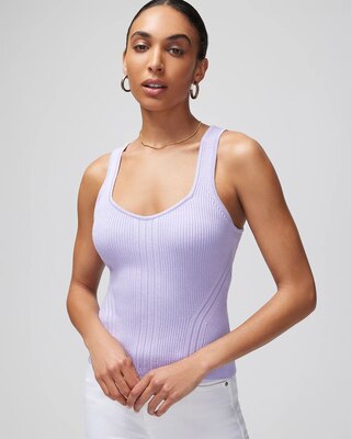 Ribbed Sweater Tank