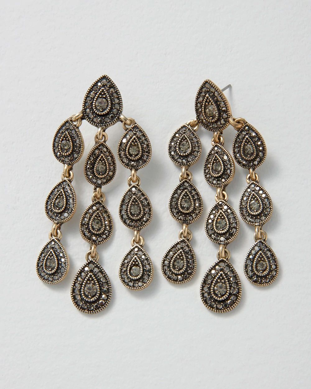 Teardrop Chandelier Earrings