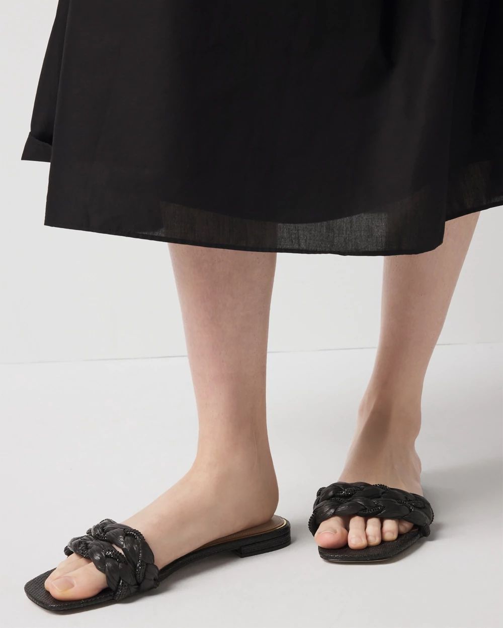 Braided Raffia Flat