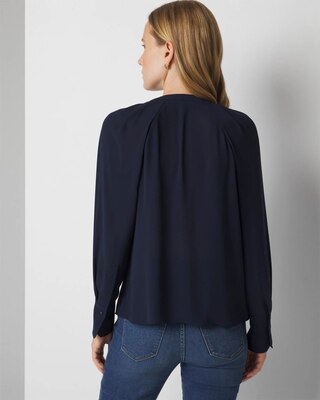 Pleated Front Blouse click to view larger image.
