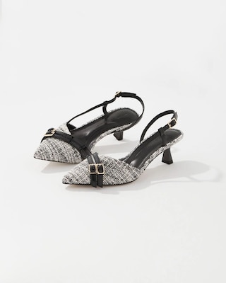 Bouclé Slingback Pump click to view larger image.