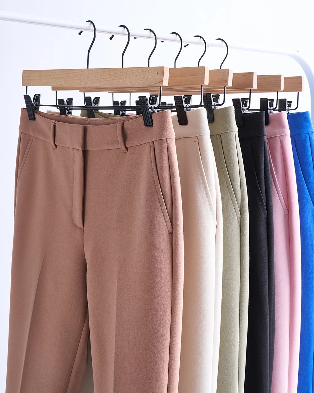 High-Rise Elle Slim Ankle Pant