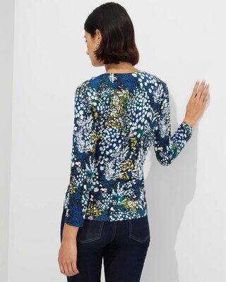 Outlet WHBM Surplice 3/4-Sleeve Tee