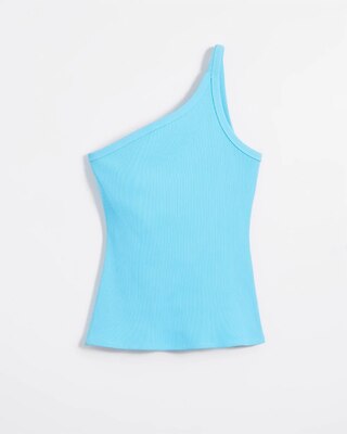 WHBM® FORME Rib One-Shoulder Tank