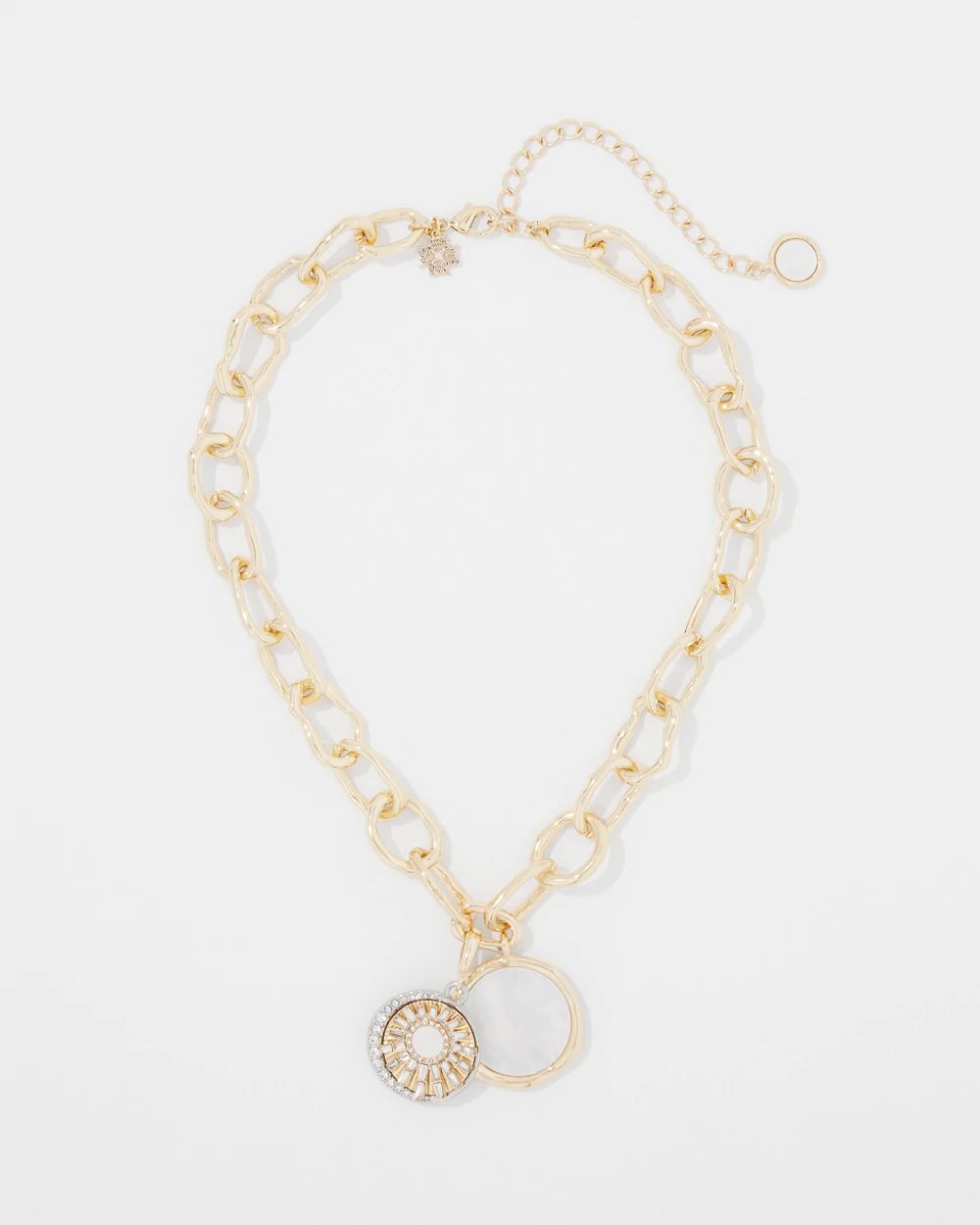 Mother of Pearl Charm Necklace