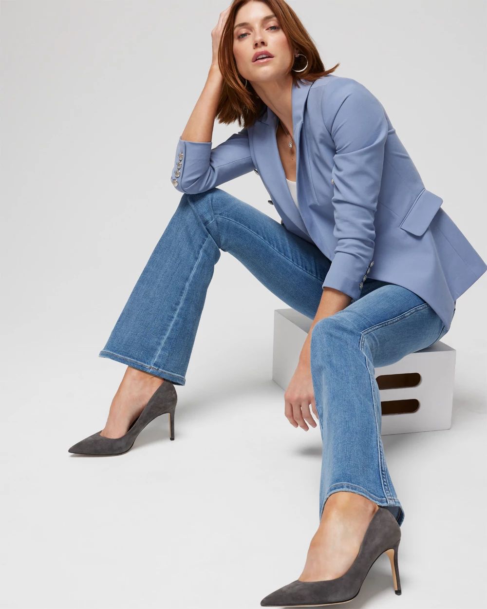 High-Rise Everyday Soft Denim™ Skinny Flare Jeans