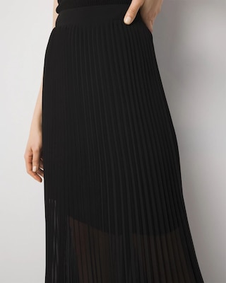 Pleated Maxi Skirt click to view larger image.