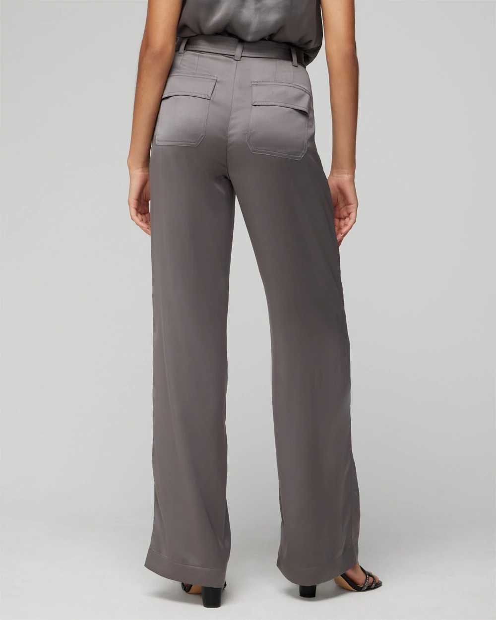 Belted Utility Wide Leg Trouser click to view larger image.