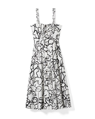 Sleeveless Fit-and-Flare Dress