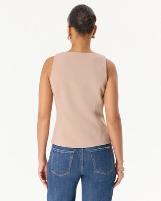 Luxe Stretch Scoop Neck Vest click to view larger image.
