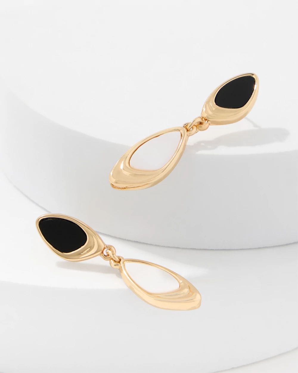 Mother of Pearl Linear Earrings click to view larger image.