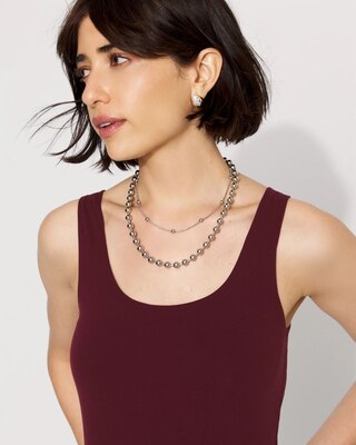 WHBM FORME™ All Ways Stretch Dual Neck Tank click to view larger image.