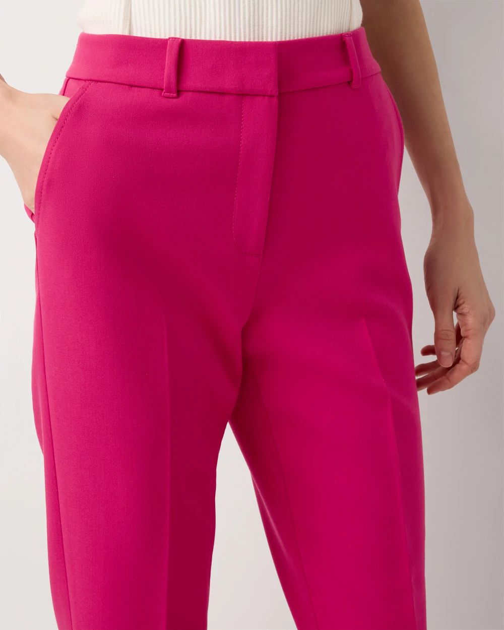 Petite High-Rise Elle Slim Ankle Pant