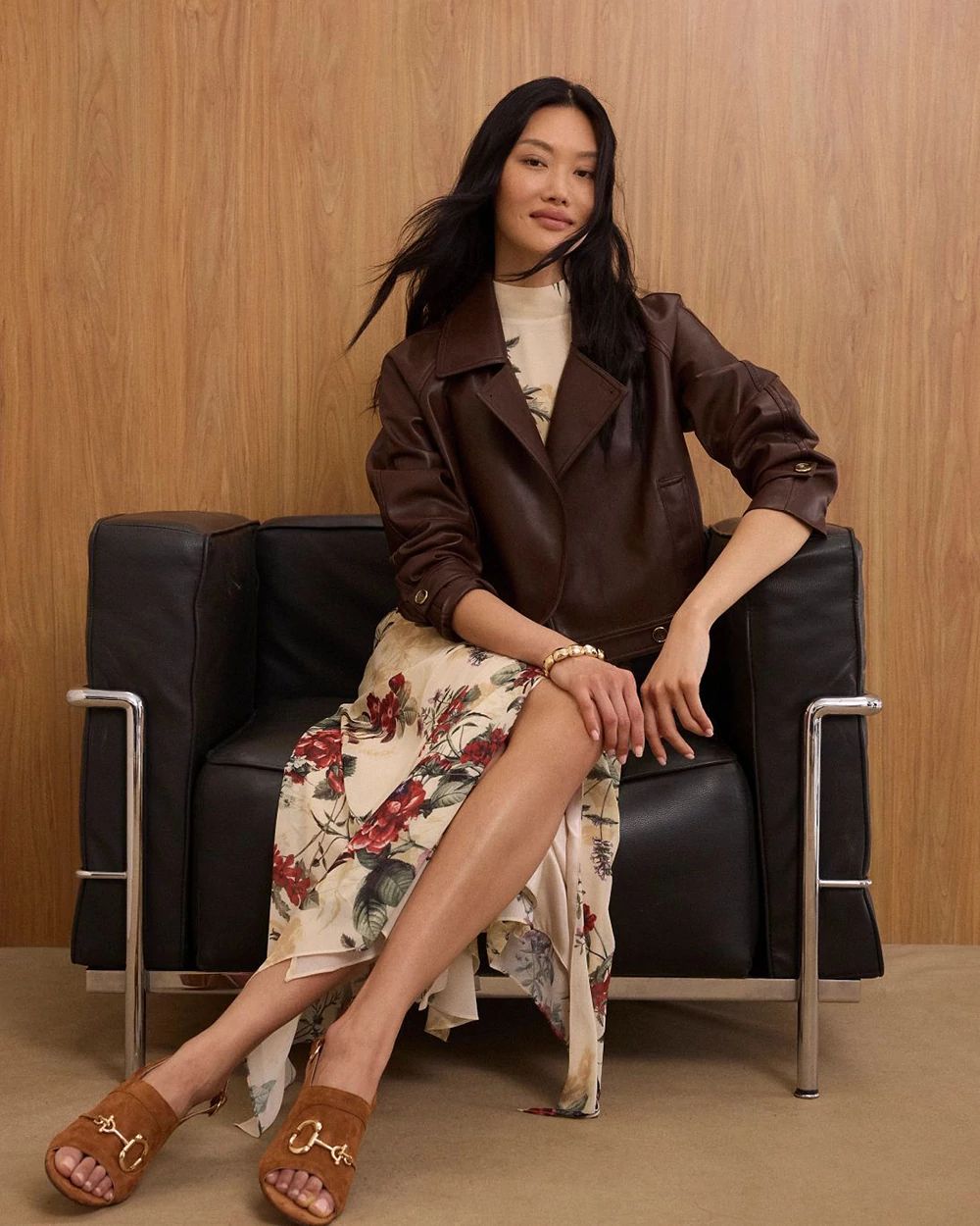 Faux Leather Jacket