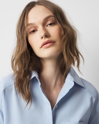 Pocket Poplin Shirt click to view larger image.