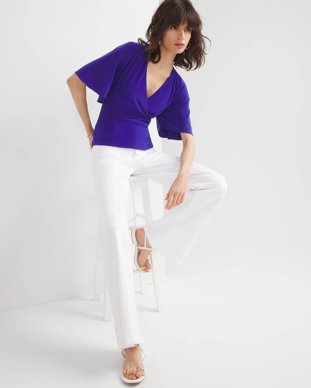 Matte Jersey Kimono Top