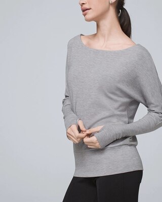 WHBM WKND Banded Pullover
