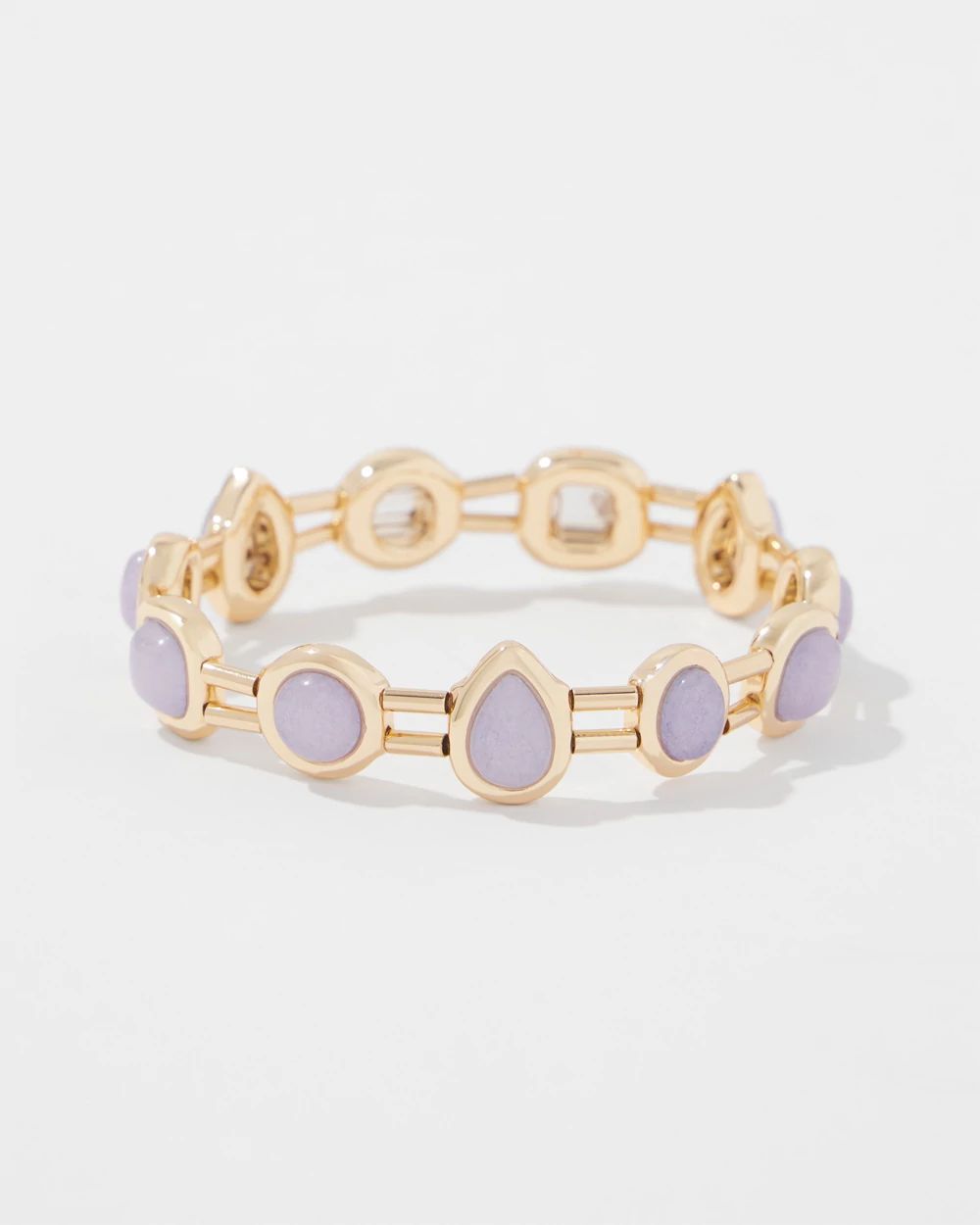 Dyed Jade Stretch Bracelet