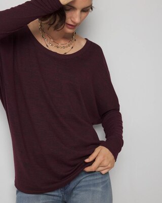Long Sleeve Ribbed Tunic click to view larger image.
