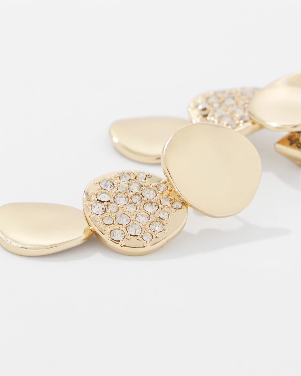 Pave Discs Earrings - image 2