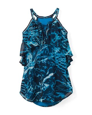 Petite Lace-Up Halter Top