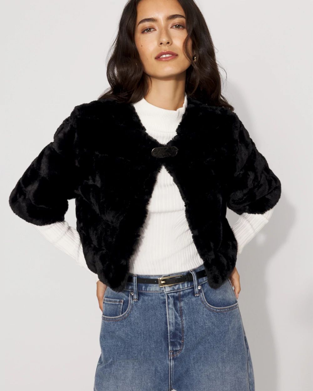 Faux Fur Bolero
