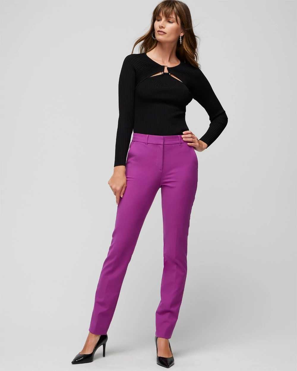 WHBM Elle Slim Ankle Comfort Stretch Pant White House Black Market