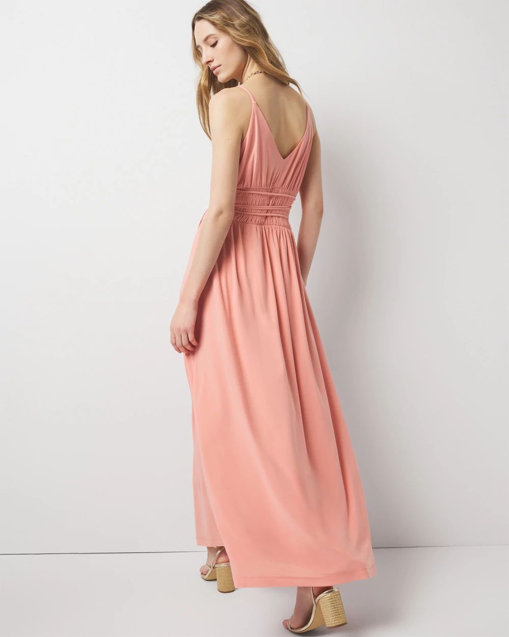 Strappy Matte Jersey Maxi Dress