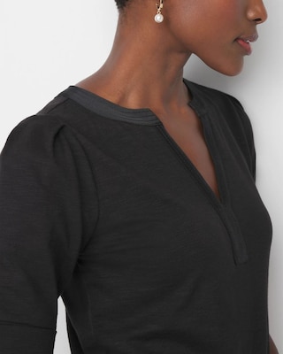 Pleated Sleeve Tee click to view larger image.