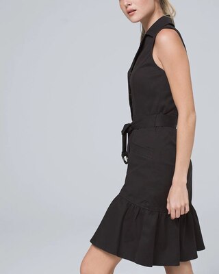 Fit-and-Flare Utility Dress