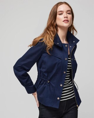 Twill Utility Anorak Jacket