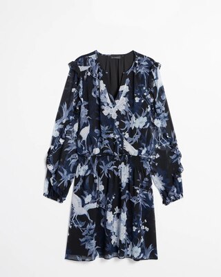 Long Sleeve Ruffle Dress