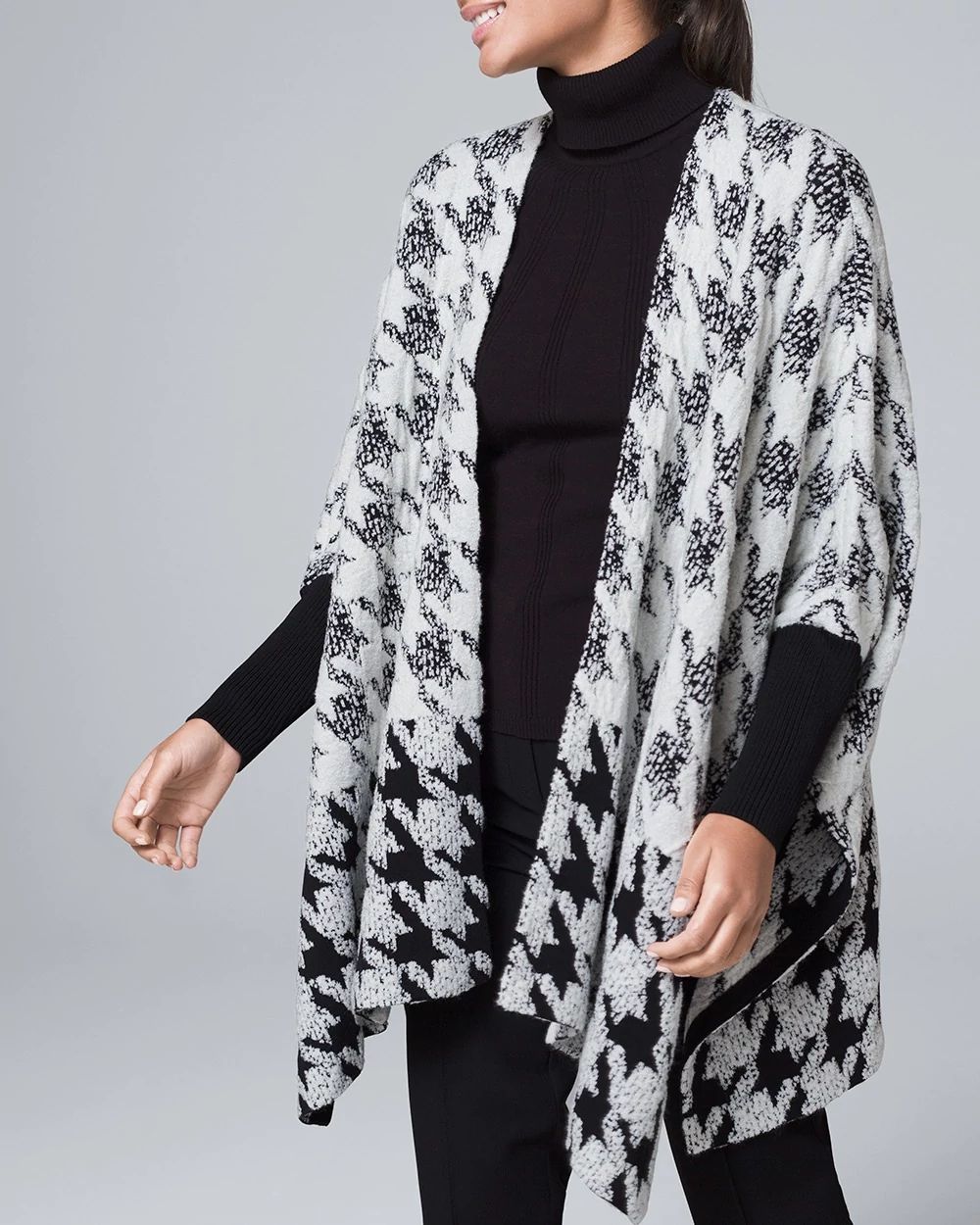 Houndstooth Wrap-Me-Up Coverup