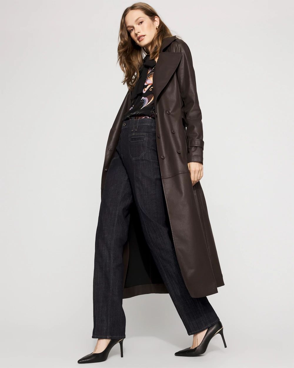 Coated Trench Coat