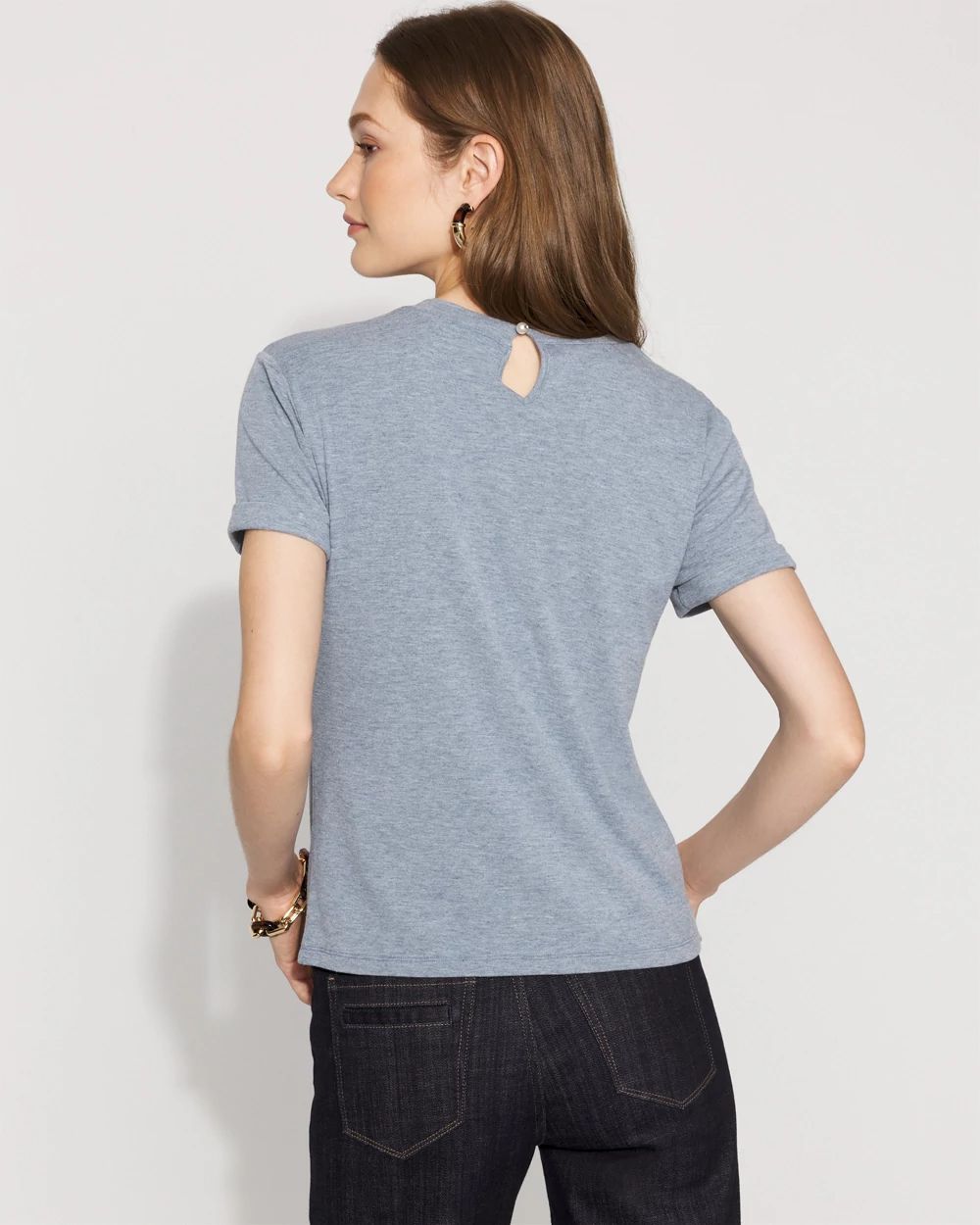 Easy Crewneck Tee click to view larger image.