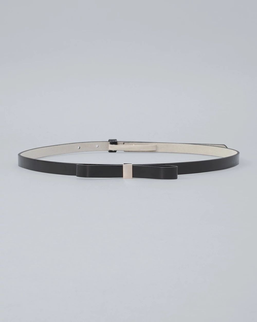 Skinny Bow Belt