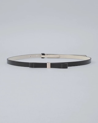 Skinny Bow Belt
