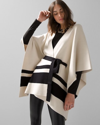Striped Ruana