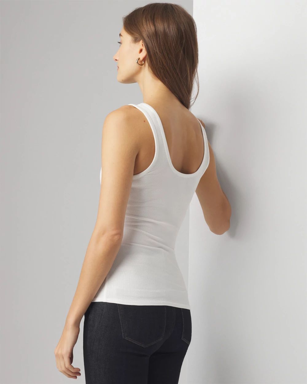 WHBMFORME™ Soft Rib Scoop Neck Tank