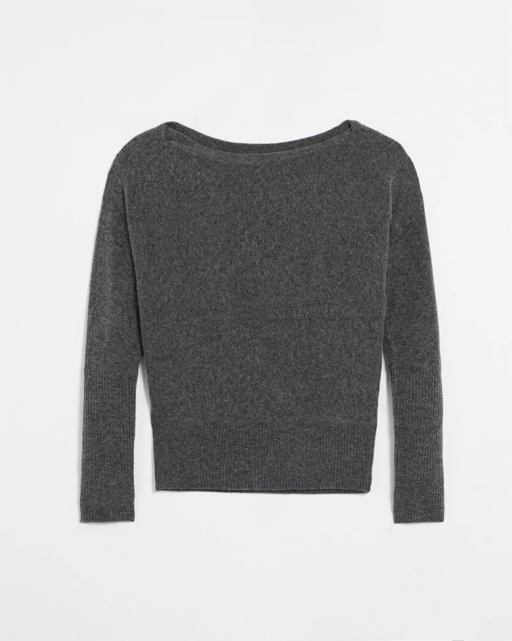 Asymmetrical Shoulder Pullover Sweater