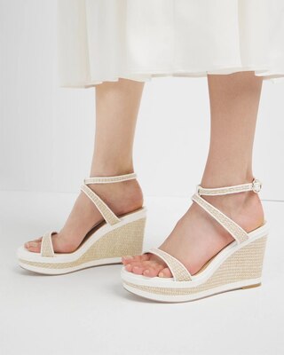 Leather Wedge Heels