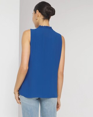 Petite Braided Crepe Shell