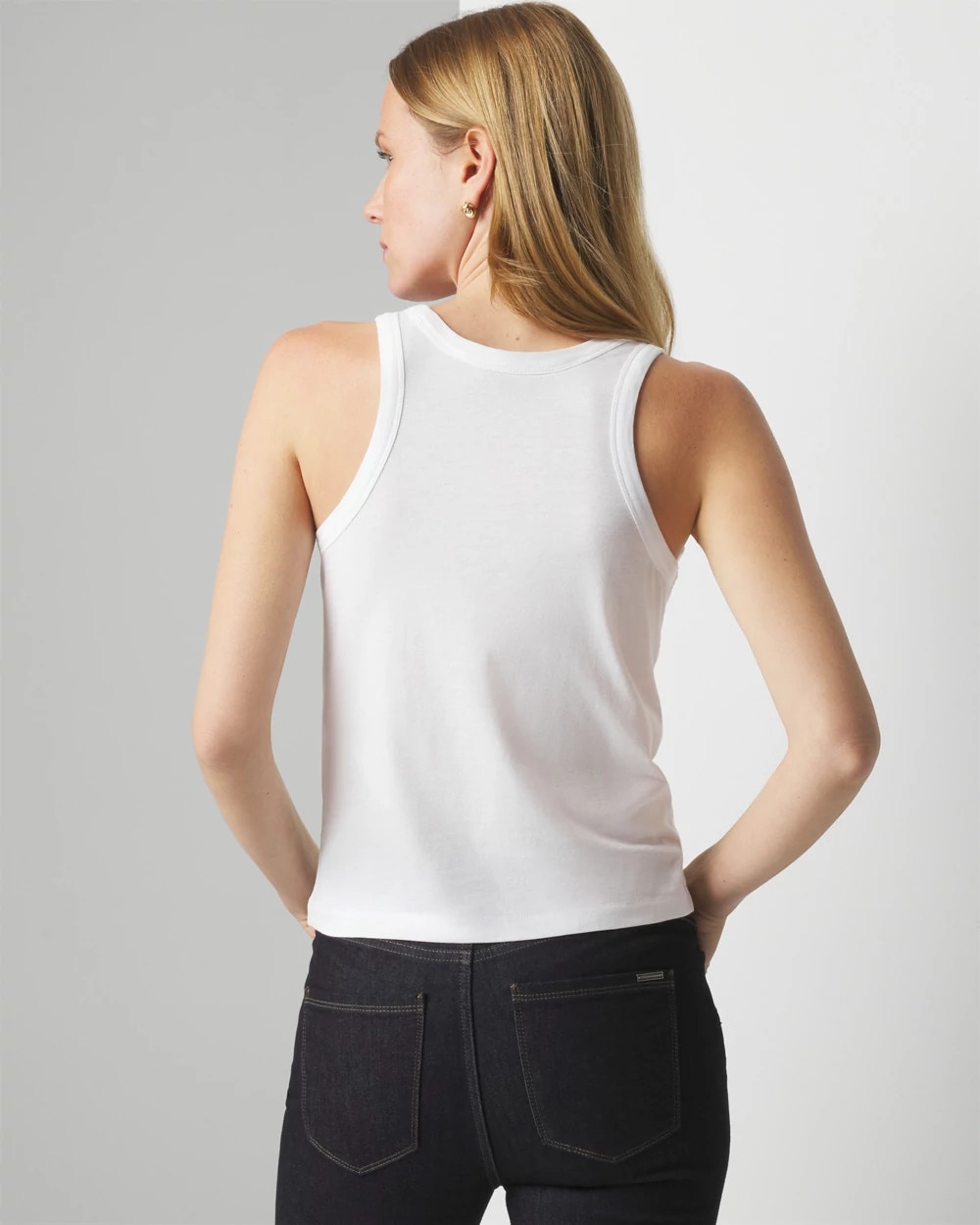 Cotton Modal Scoop Neck Tank
