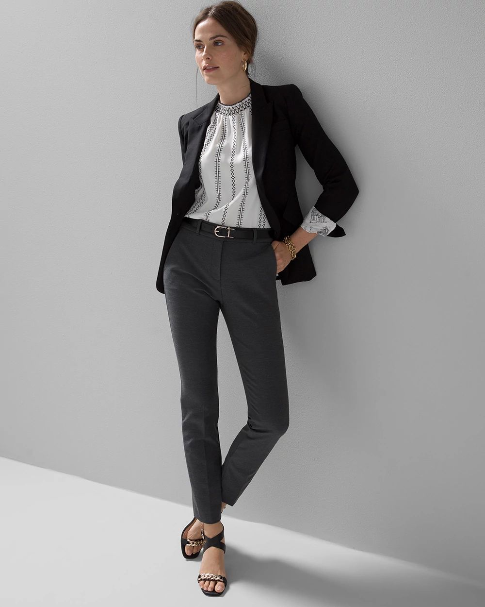 Petite WHBM Elle Slim Ankle Pant