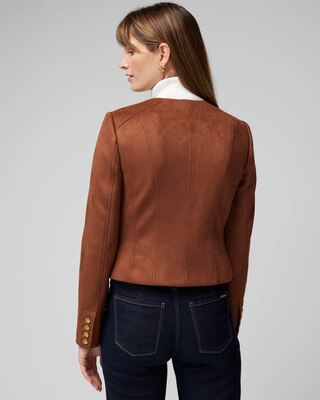 Ultra Suede Military Jacket