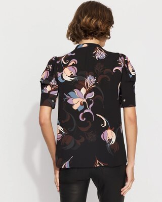 Elbow Sleeve Y-Neck Shirt click to view larger image.