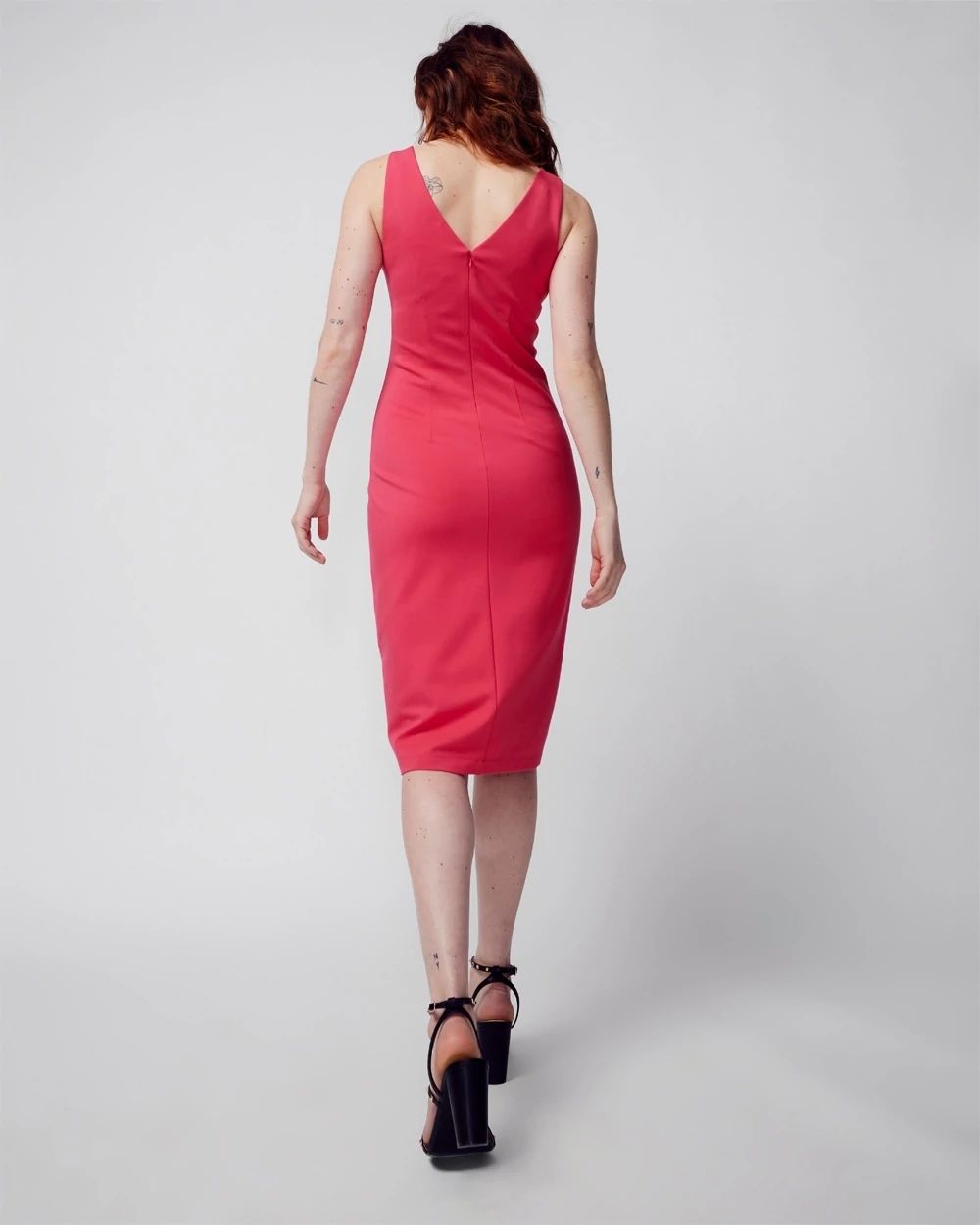 WHBM® AURA Sleeveless Sculpting Sheath Dress