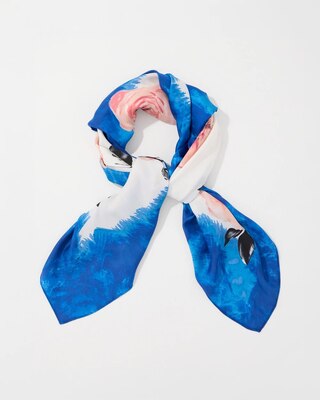 Floral Square Scarf click to view larger image.